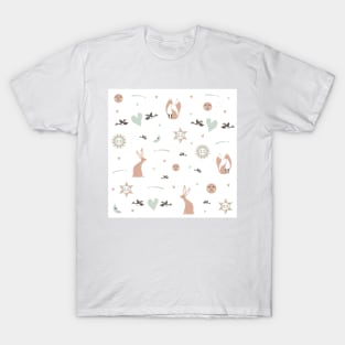 The hare and the fox. T-Shirt